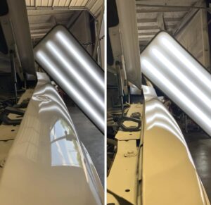 Dent repair before and after transformation in St Louis