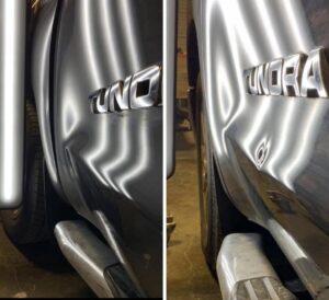 Auto dent repair transformation before and after in St Louis MO